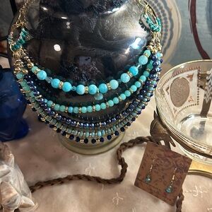 Egyptian Royalty necklace & earrings